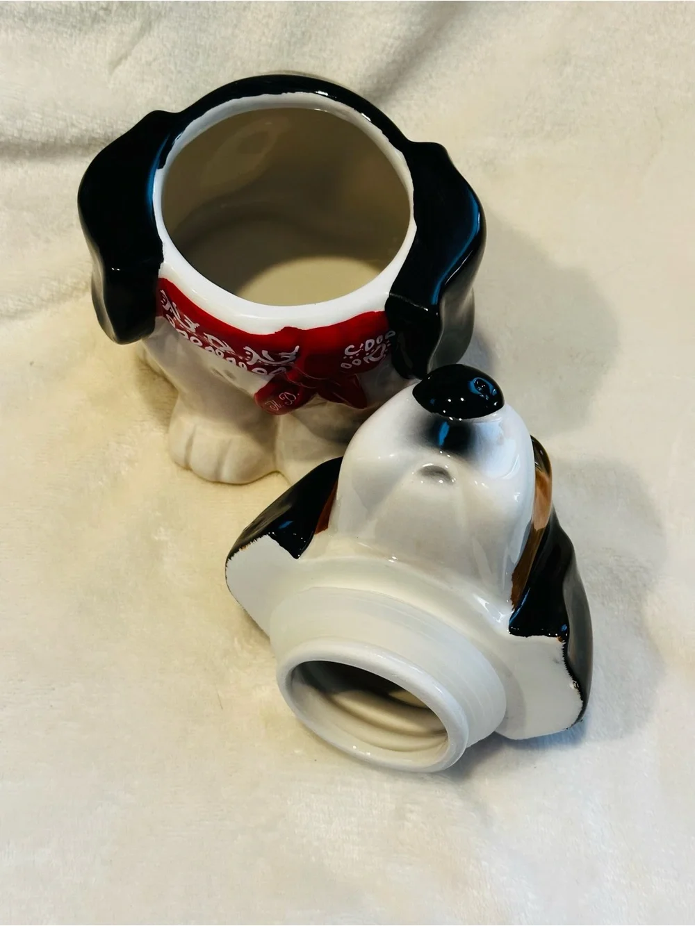Pioneer Woman Henry Basset Hound Dog Treat Candy Cookie Jar 7.75” Tall Puppy NWT